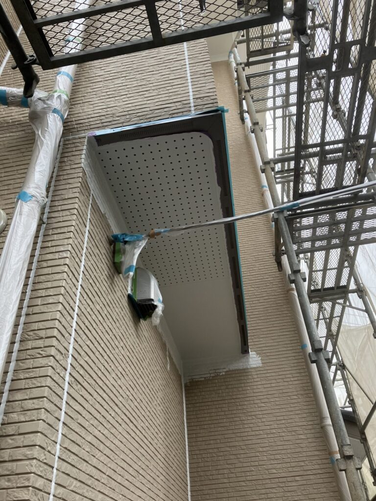 高崎市O様邸での外壁塗装施工スタート！