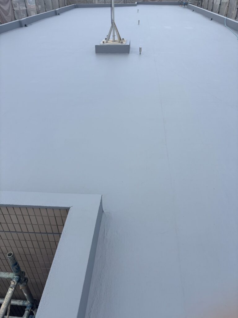 【高崎市のマンション屋上防水工事】洗浄から完工まで！現場レポート④
